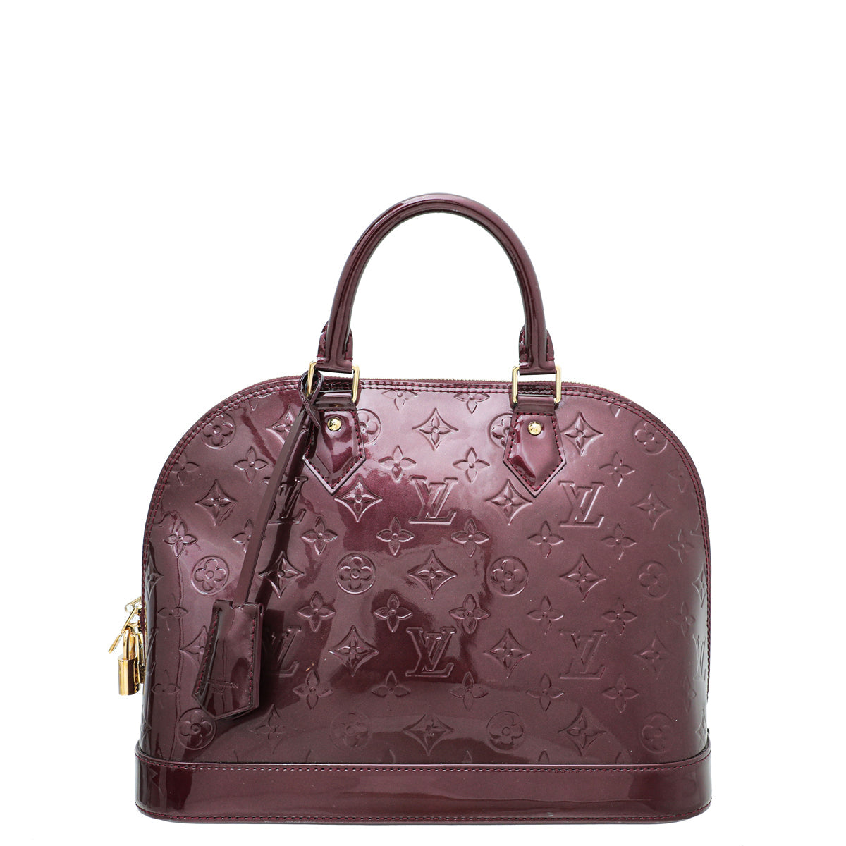 Louis Vuitton Rouge Voufista Monogram Vernis Alma PM Bag