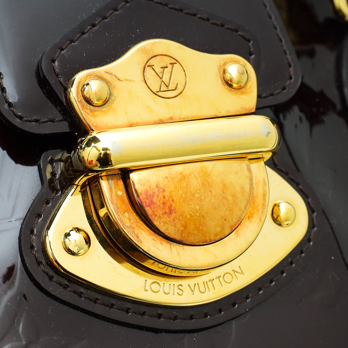 Louis Vuitton Amarante Monogram Vernis Melrose Avenue Bag