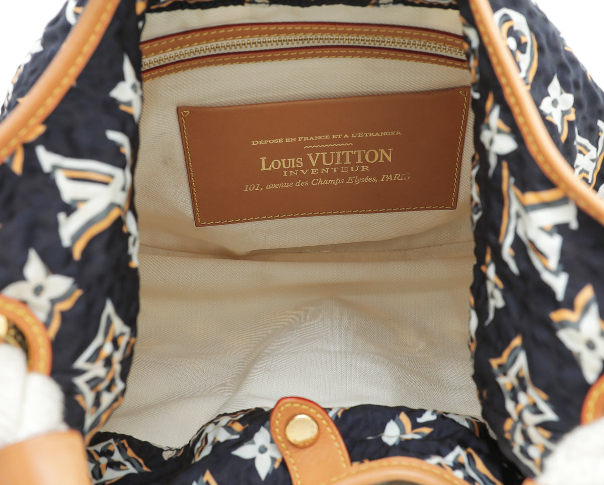 Louis Vuitton Navy Blue Monogram Bulles MM Bag