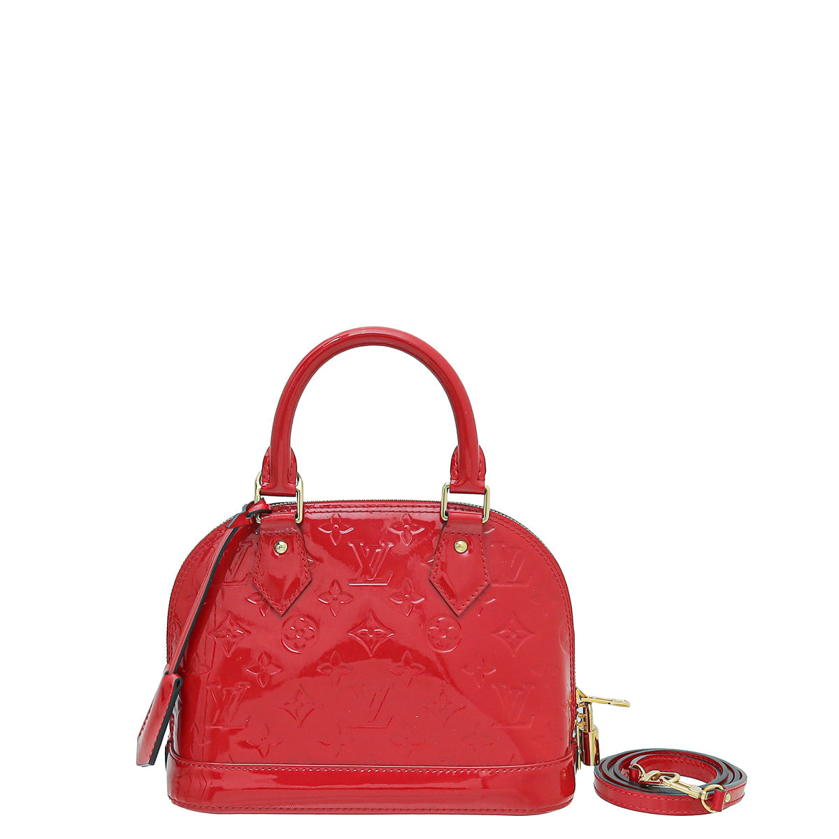 Louis Vuitton Pomme D'amour Monogram Vernis Alma BB Bag