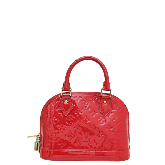 Louis Vuitton Pomme D'amour Monogram Vernis Alma BB Bag