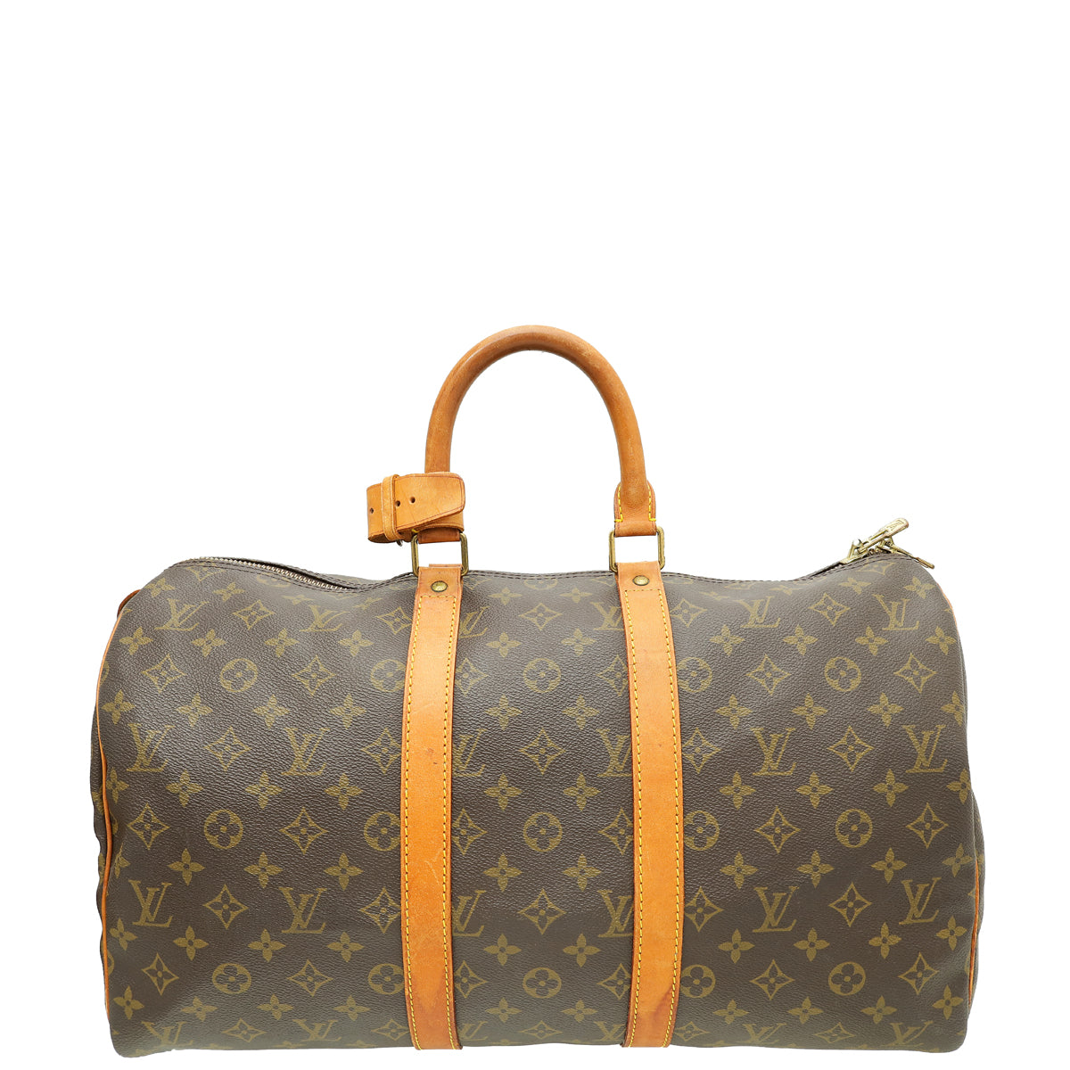 Louis Vuitton Brown Monogram Keepall 45 Bag