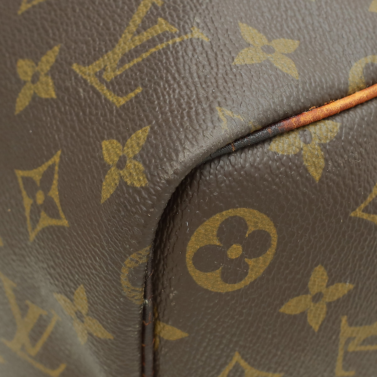 Louis Vuitton Brown Monogram Keepall 45 Bag