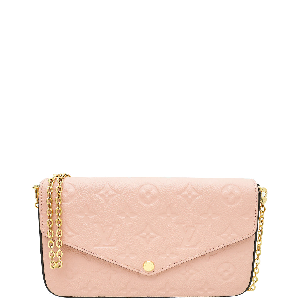 Louis Vuitton Rose Poudre Monogram Empreinte Felicie Pochette Bag