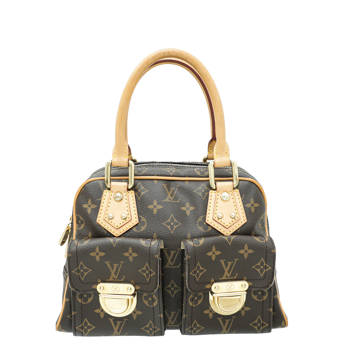 Louis Vuitton Brown Monogram Manhattan PM Bag