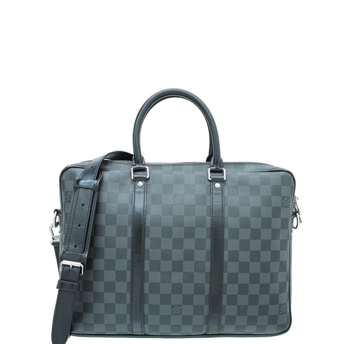 Louis Vuitton Graphite Ebene Porte-Documents Voyage PM Bag