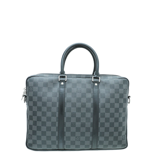 Louis Vuitton Graphite Ebene Porte-Documents Voyage PM Bag