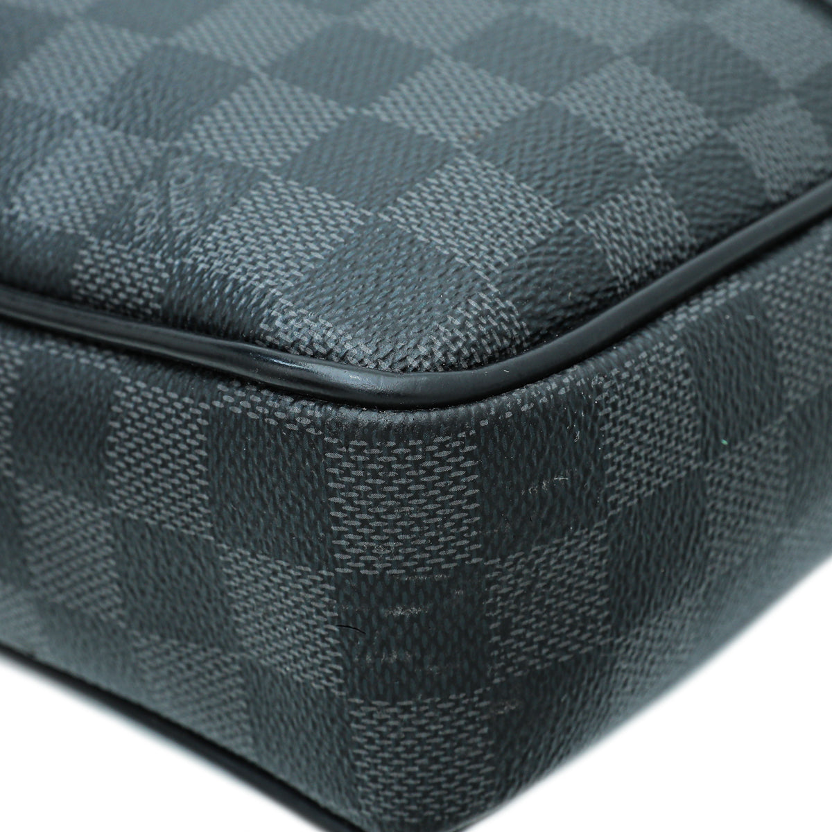 Louis Vuitton Graphite Ebene Porte-Documents Voyage PM Bag