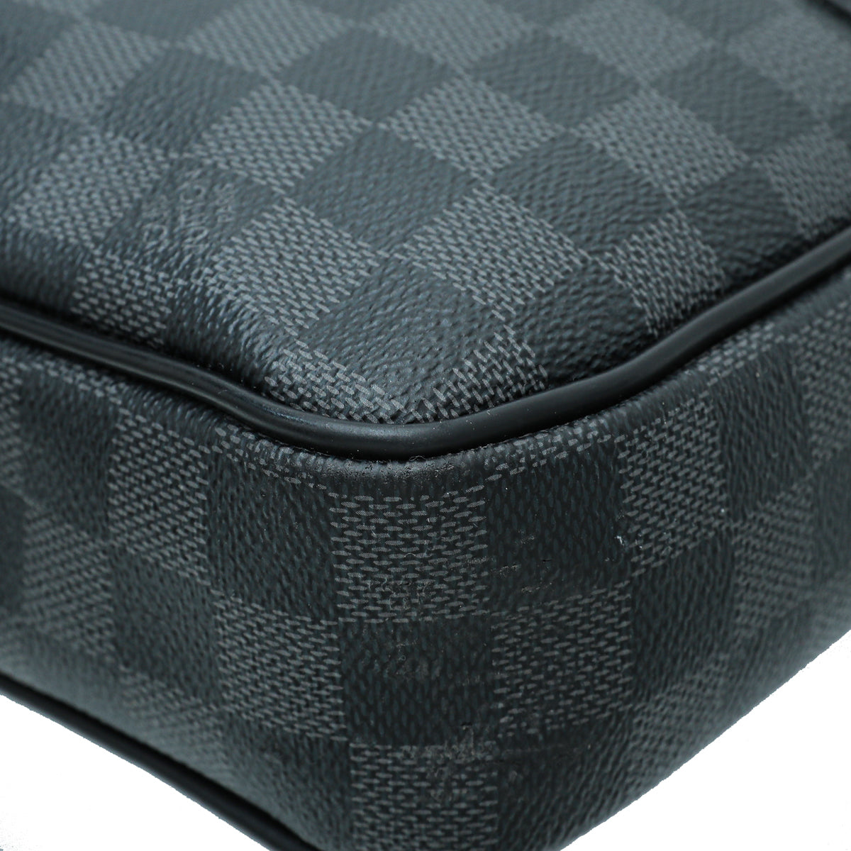 Louis Vuitton Graphite Ebene Porte-Documents Voyage PM Bag