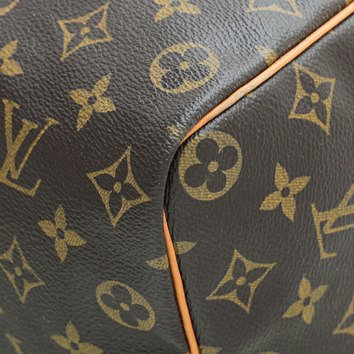 Louis Vuitton Monogram Speedy 35 Bag W/ MY Initial