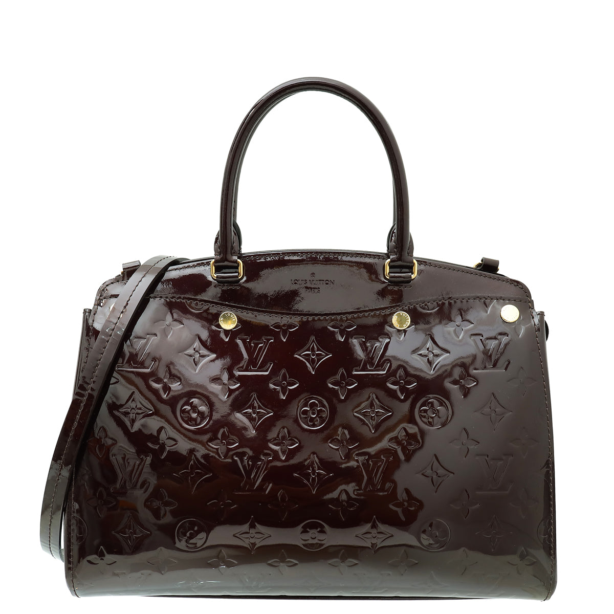 Louis Vuitton Amarante Monogram Vernis Brea NM - MM Bag