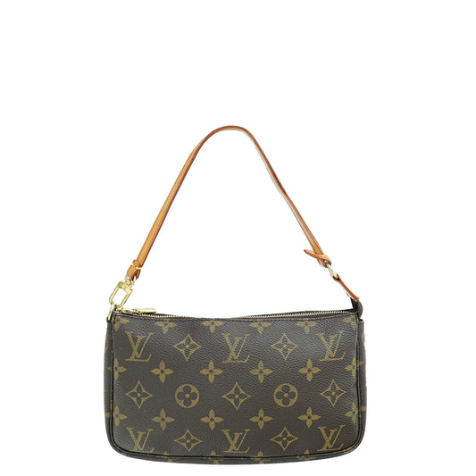 Louis Vuitton Brown Monogram Pochette Accessoires