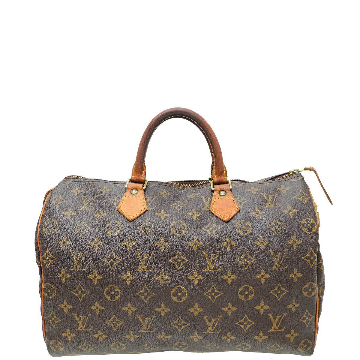 Louis Vuitton Brown Monogram Speedy 35 Bag