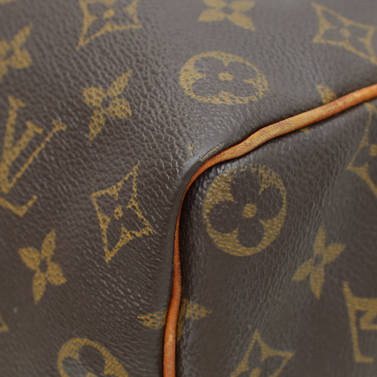 Louis Vuitton Brown Monogram Speedy 35 Bag