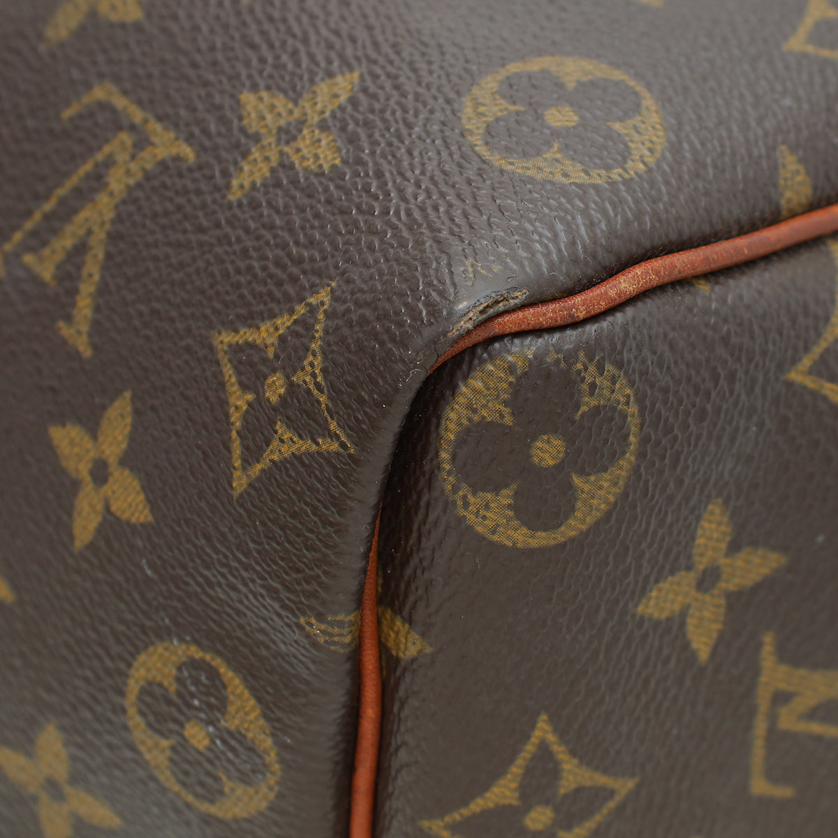 Louis Vuitton Brown Monogram Speedy 35 Bag