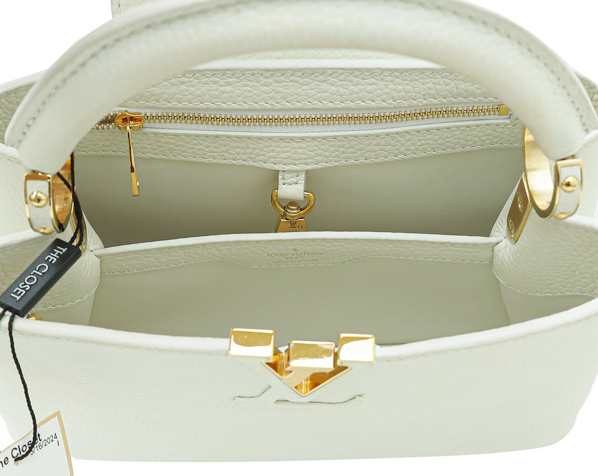 Louis Vuitton Snow White Capucines BB Bag