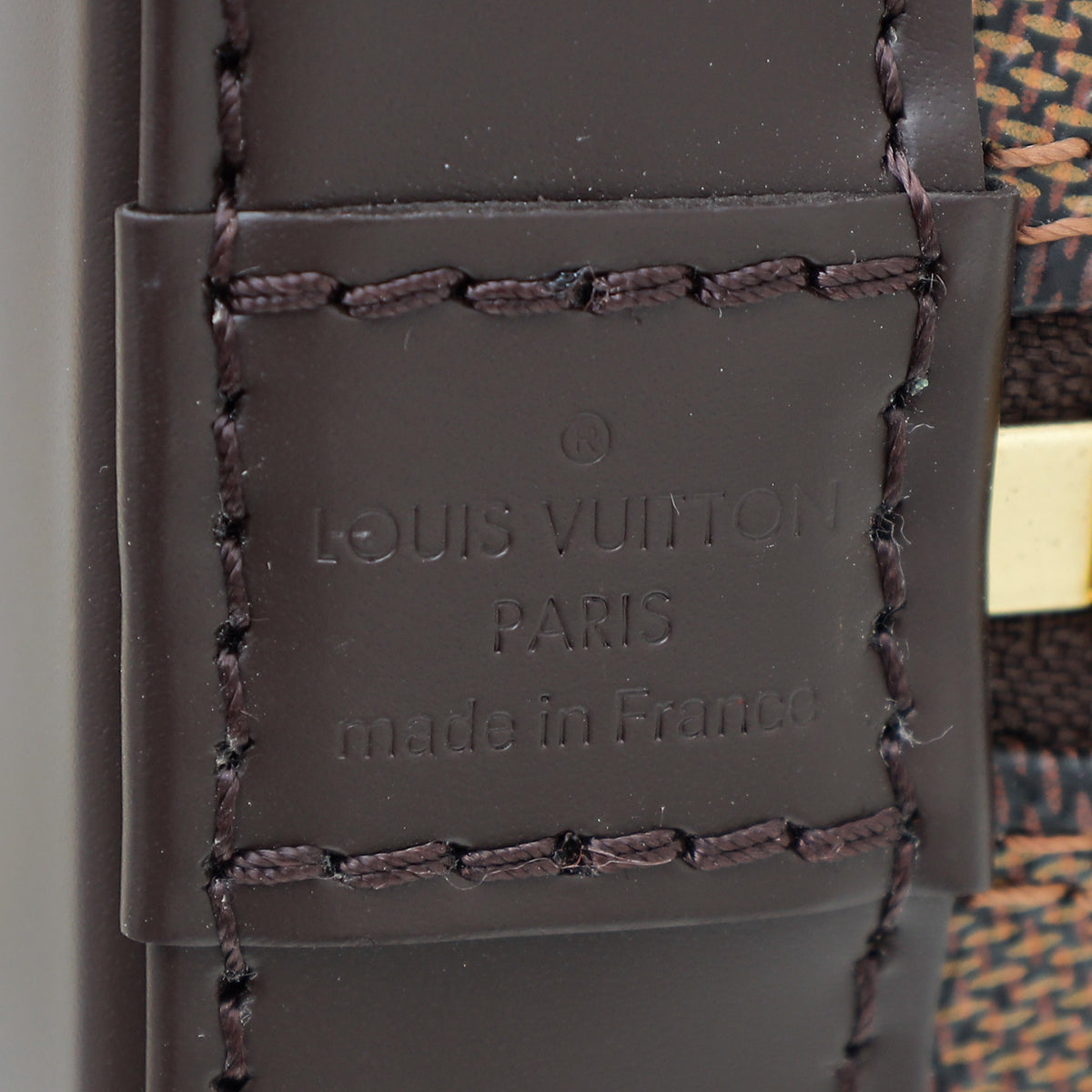 Louis Vuitton Damier Ebene Alma BB Bag