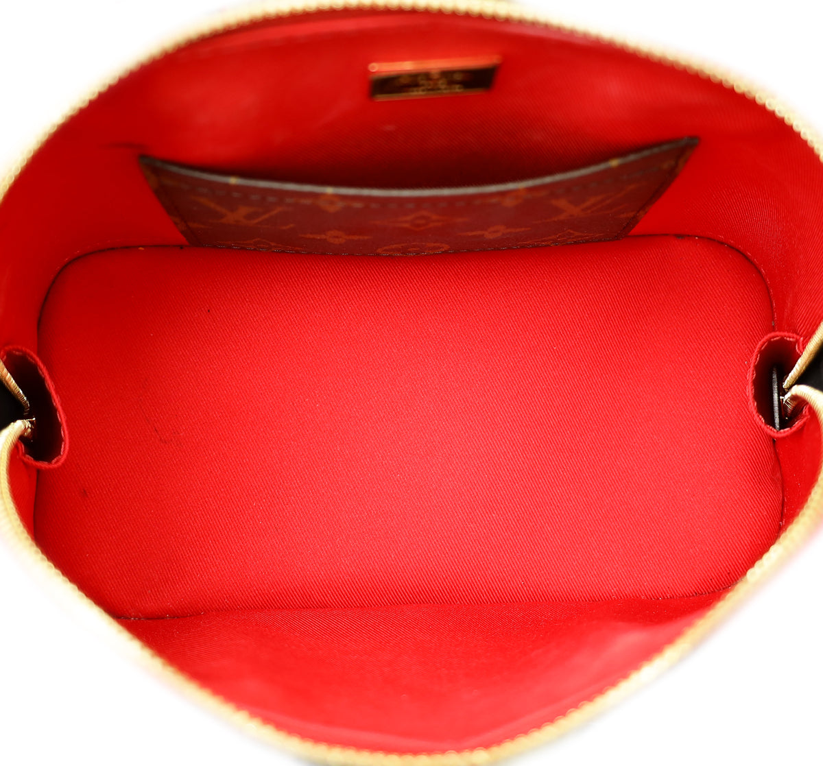 Louis Vuitton Scarlet Vernis Lisse Monogram Alma BB Bag