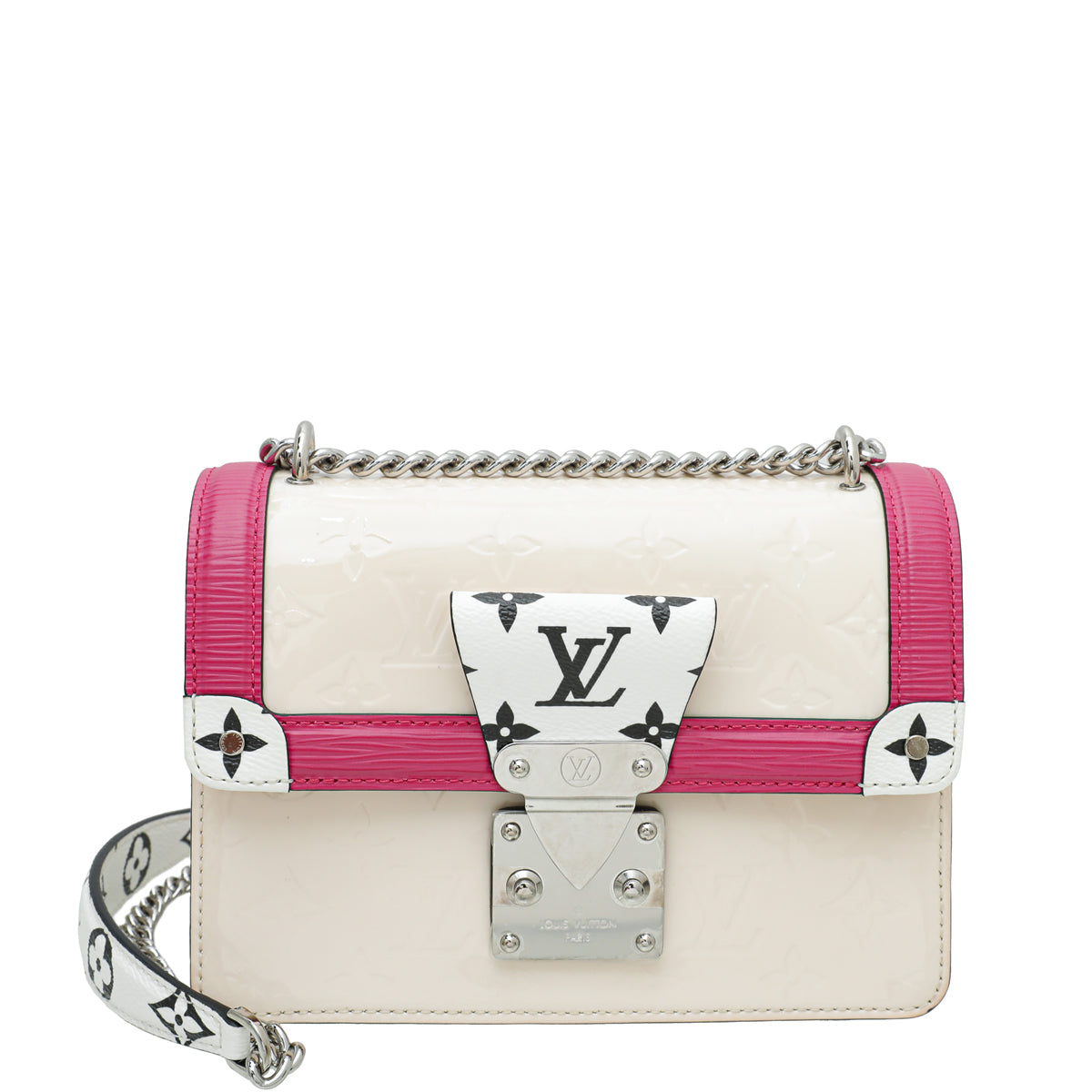 Louis Vuitton Creme Vernis Monogram Wynwood Bag