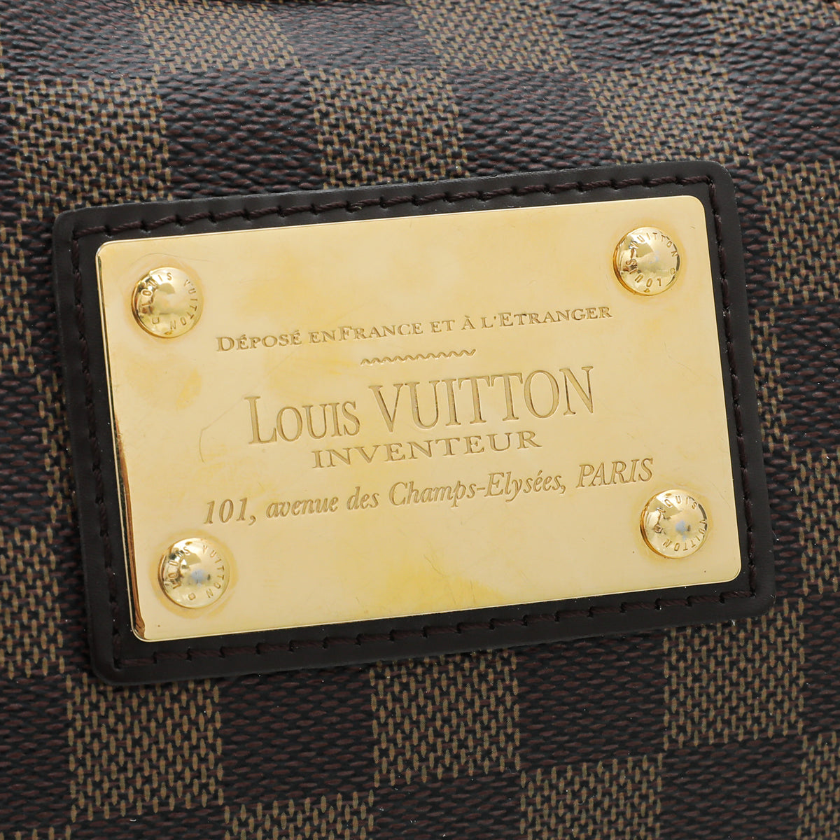 Louis Vuitton Ebene Thames PM Hobo Bag