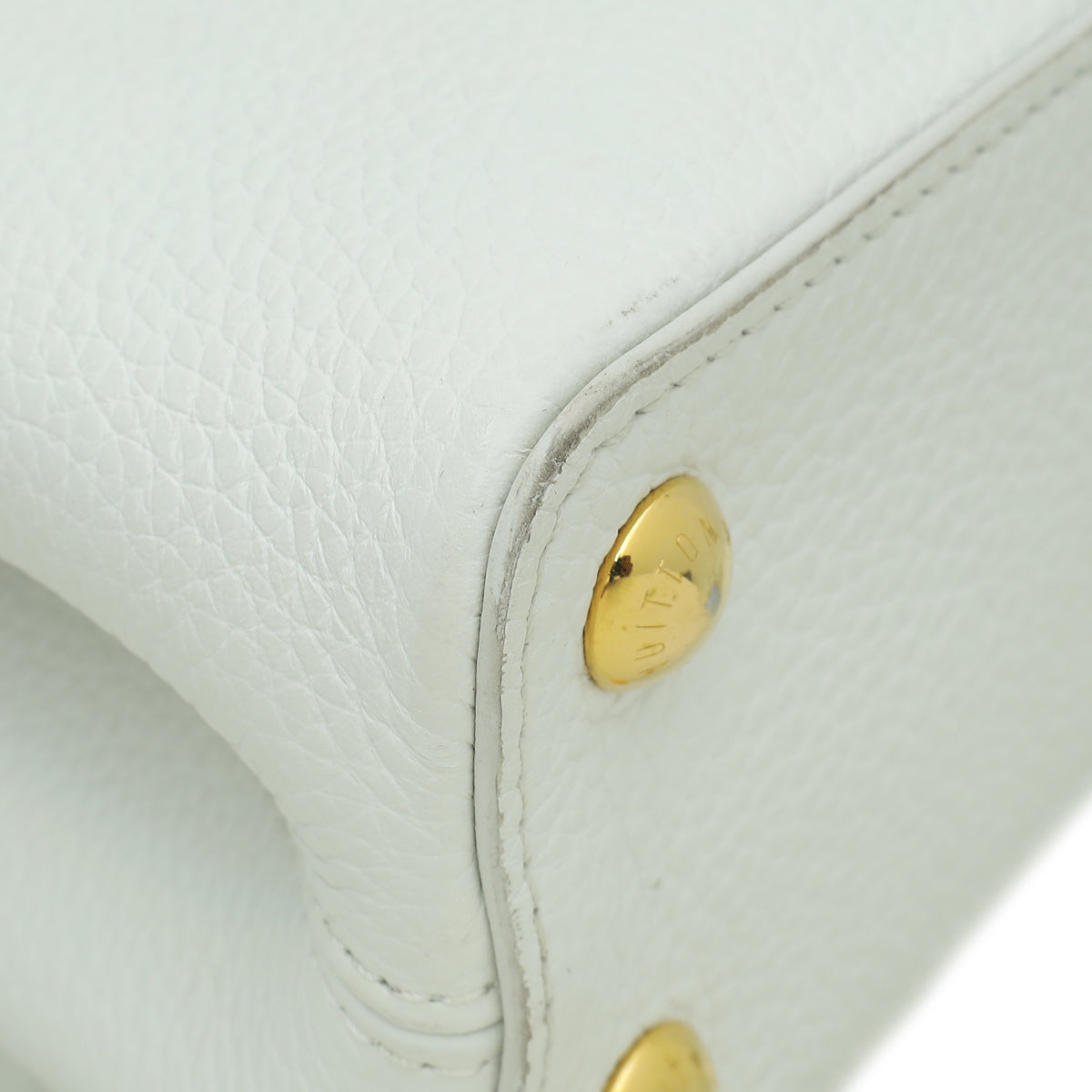 Louis Vuitton White Capucines BB Lucky Ribbons Bag