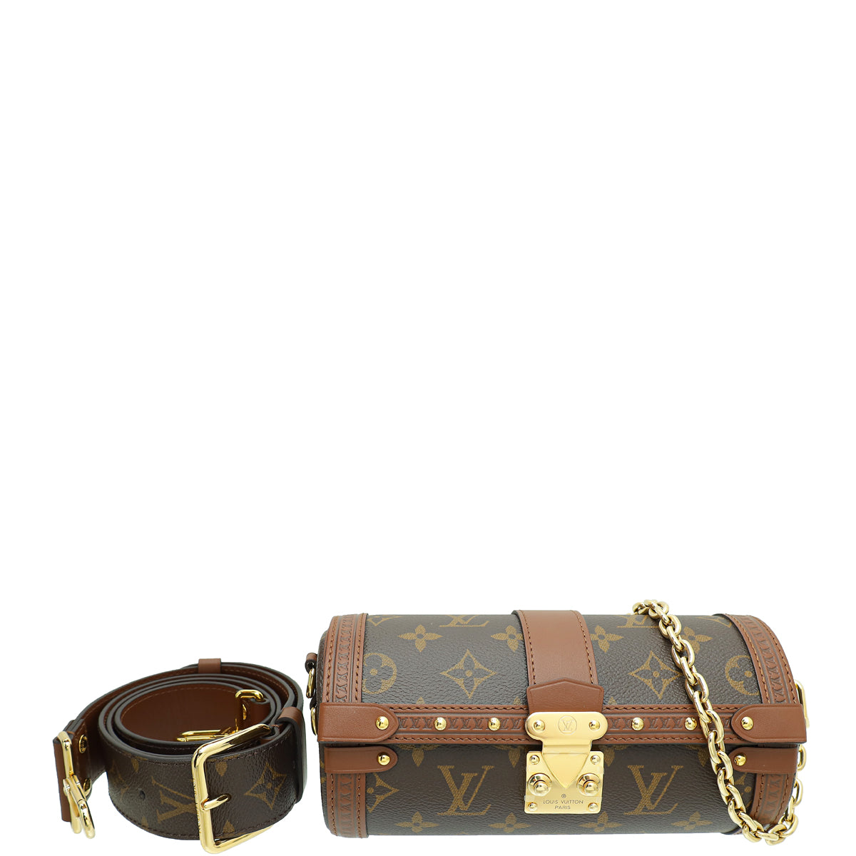 Louis Vuitton Monogram Brown Papillon Trunk Bag