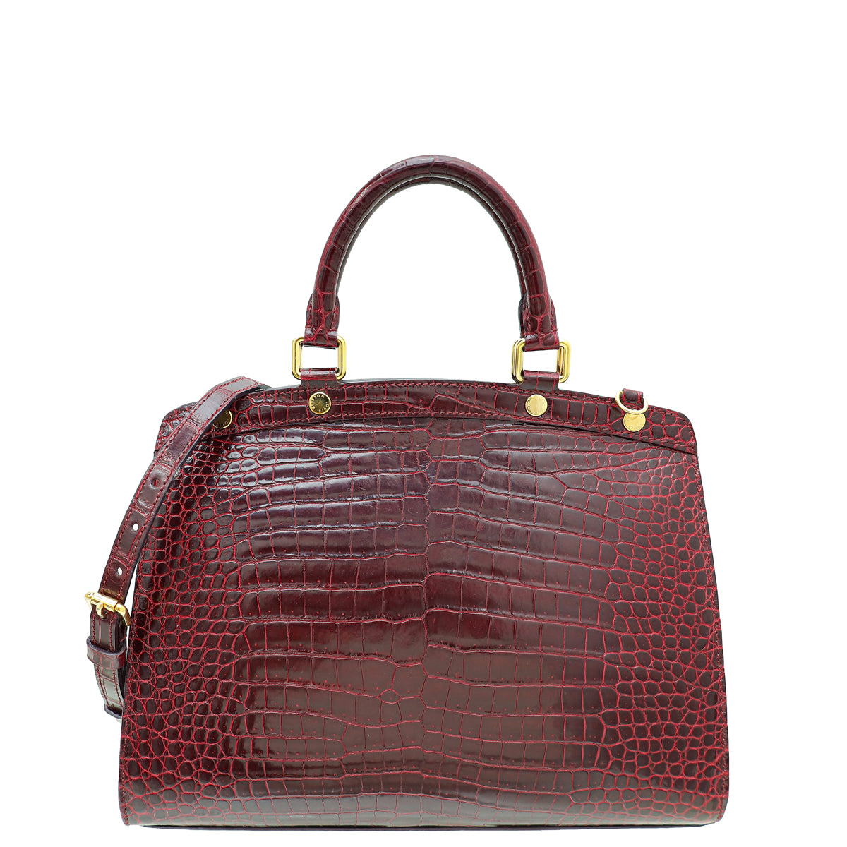 Louis Vuitton Burgundy Alligator Brea MM Bag