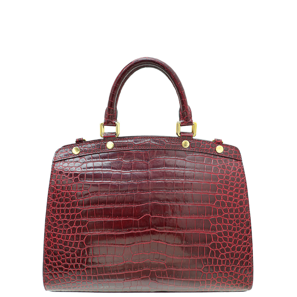 Louis Vuitton Burgundy Alligator Brea MM Bag