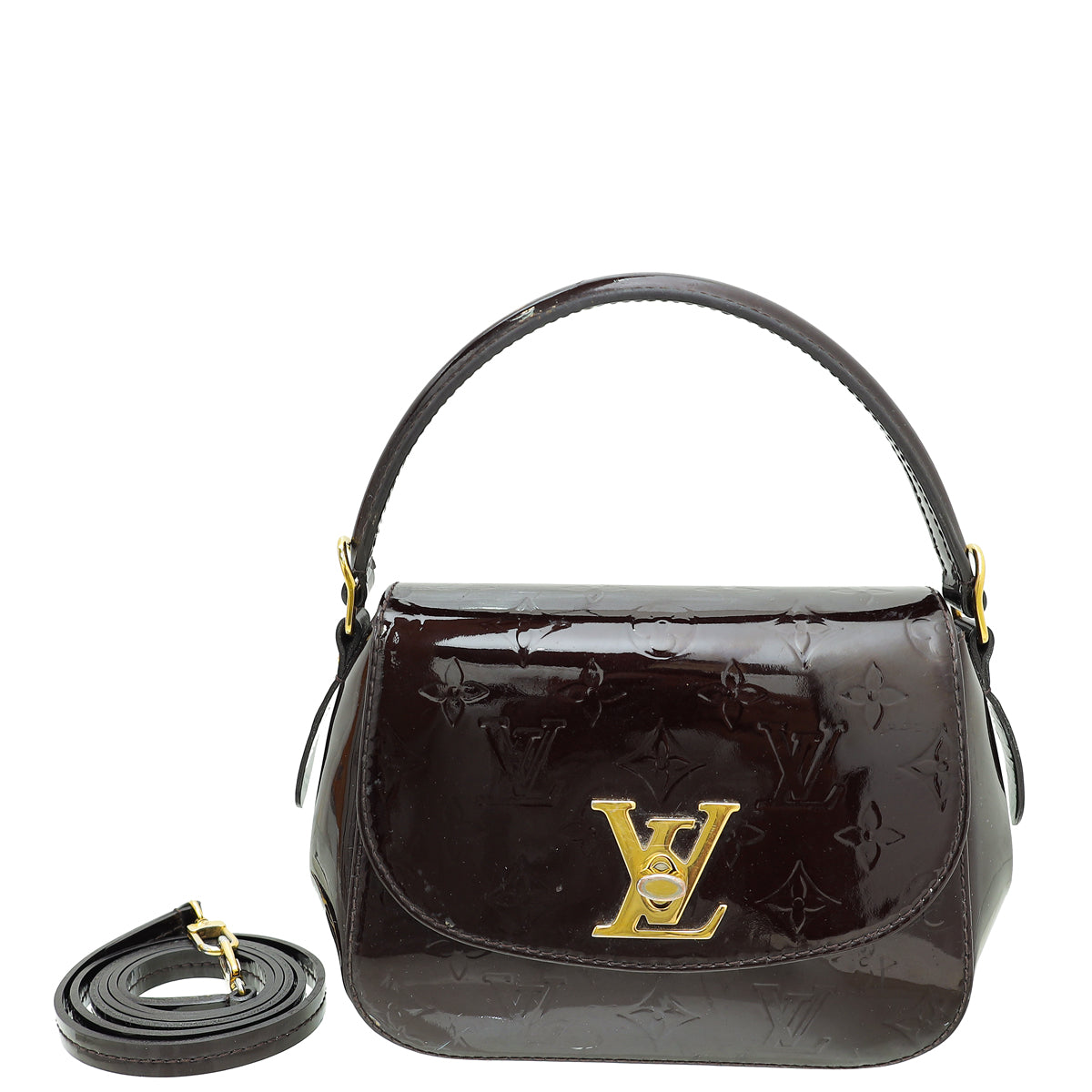 Louis Vuitton Amarante Monogram Vernis Pasadena Bag