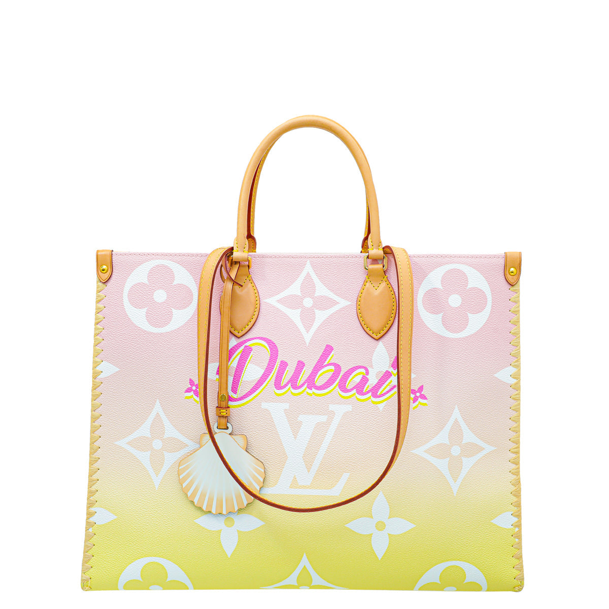 Louis Vuitton Gradient Pink Monogram By the Pool Onthego Cities "Dubai" GM Bag