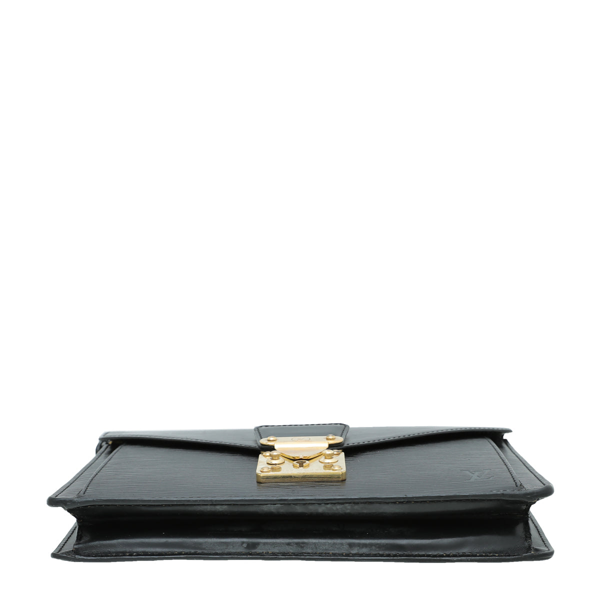 Louis Vuitton Black Pochette Sellier Dragonne Clutch