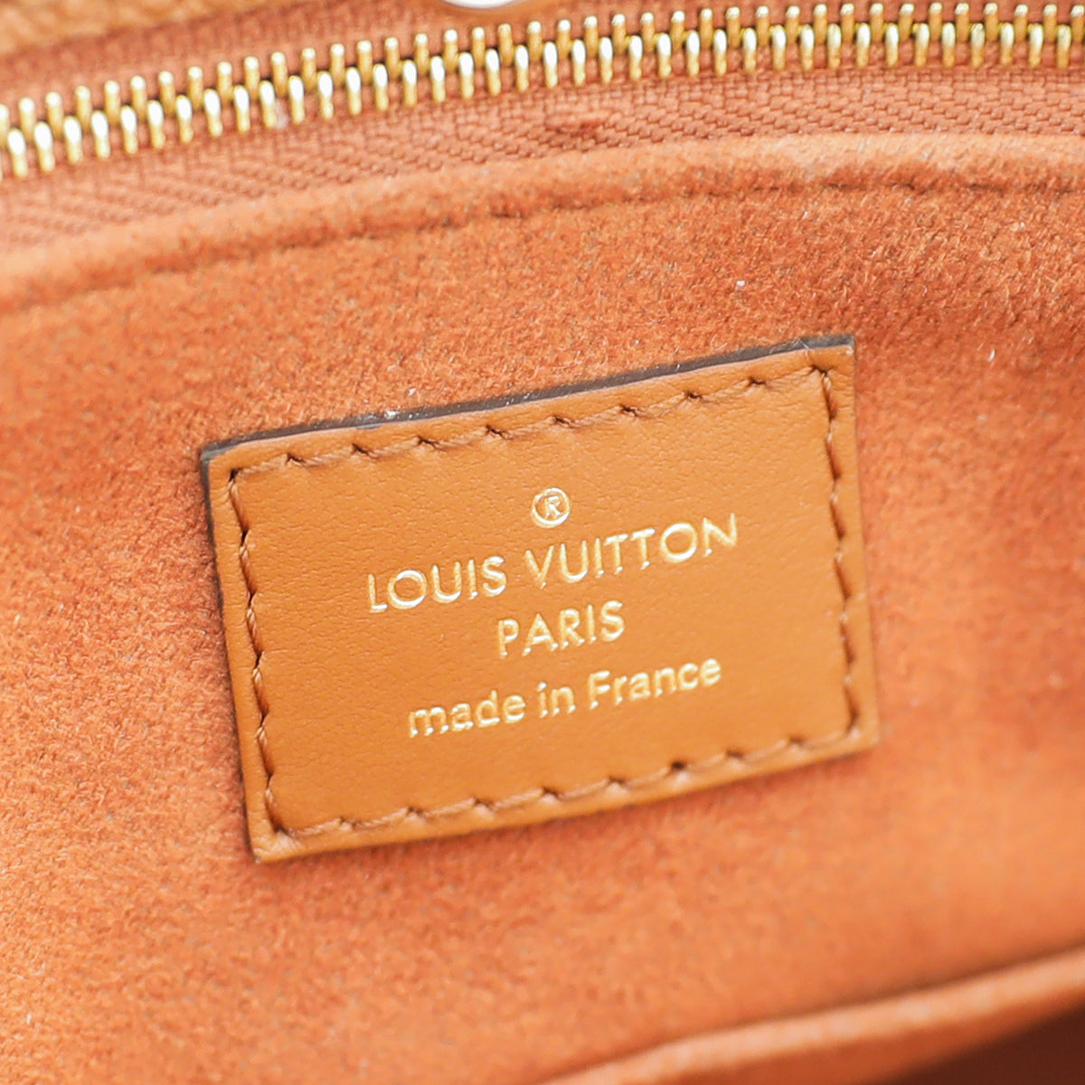 Louis Vuitton Cognac Monogram Giant Empreinte Onthego GM Bag