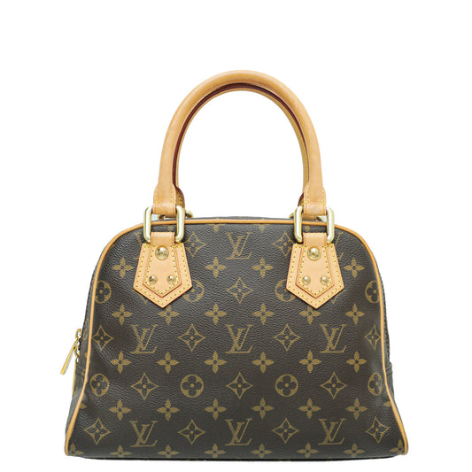 Louis Vuitton Brown Monogram Manhattan PM Bag