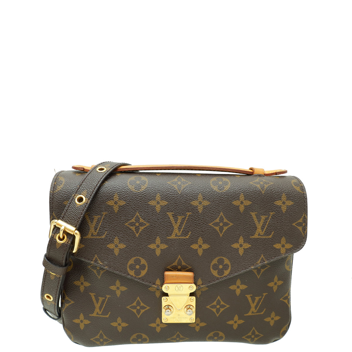 Louis Vuitton Brown Monogram Pochette Metis