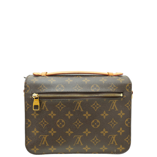 Louis Vuitton Brown Monogram Pochette Metis