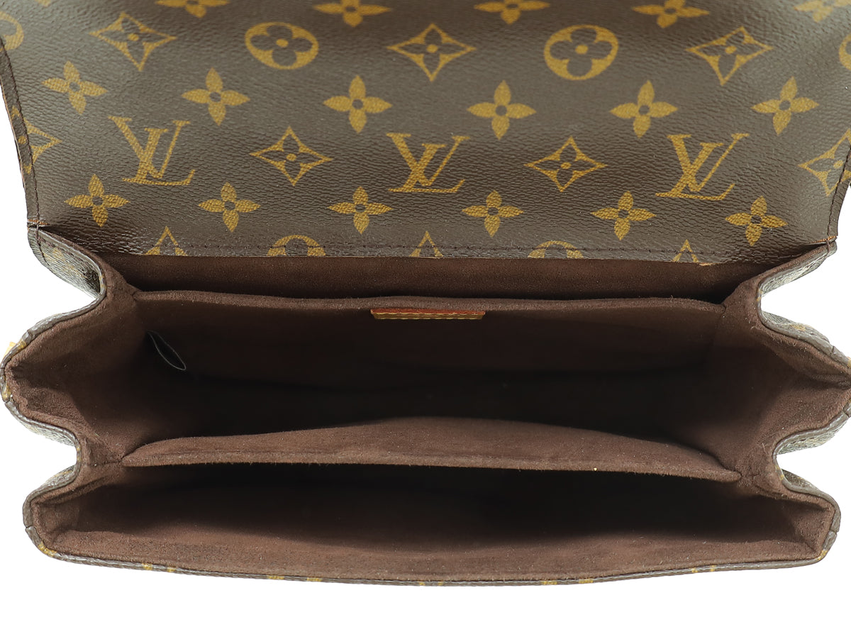 Louis Vuitton Brown Monogram Pochette Metis