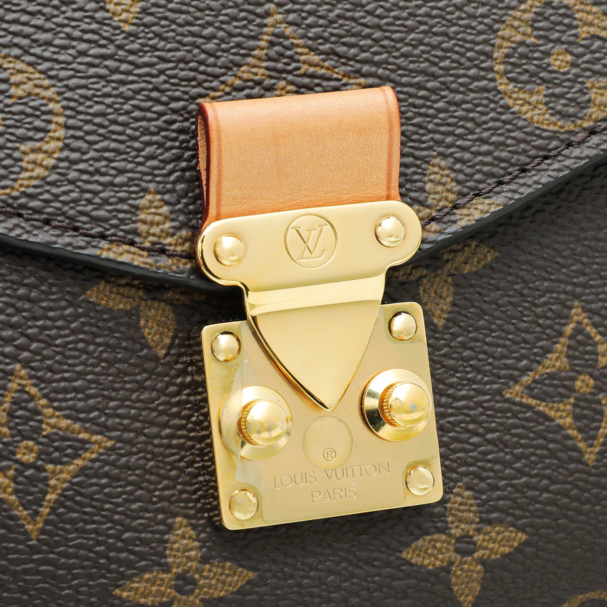 Louis Vuitton Brown Monogram Pochette Metis Bag