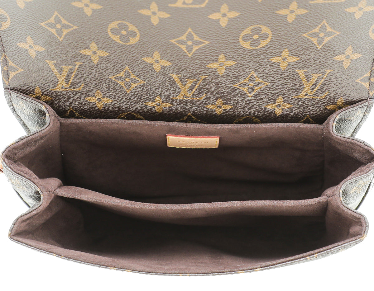 Louis Vuitton Brown Monogram Pochette Metis Bag