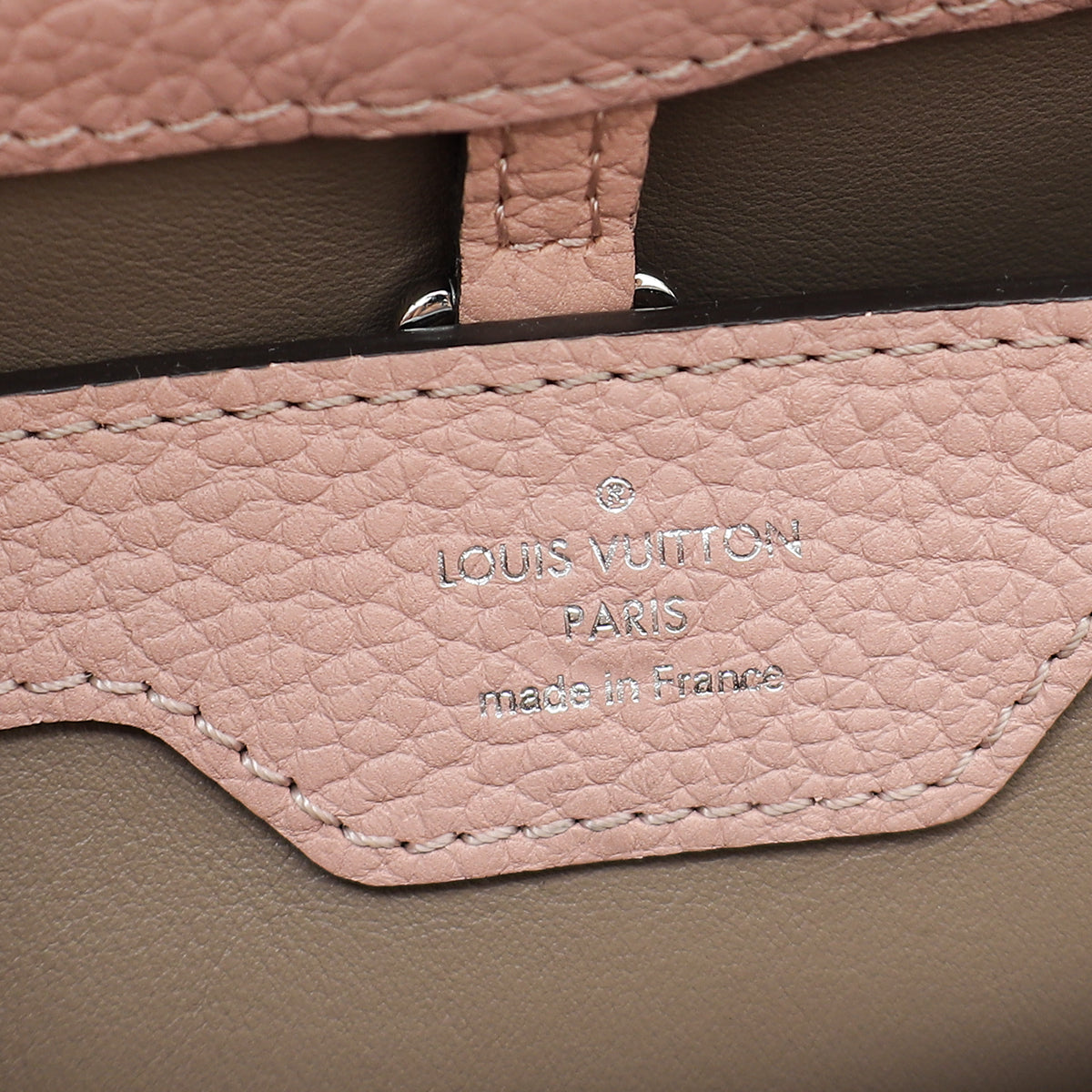 Louis Vuitton Magnolia Capucines MM Python Handle Bag