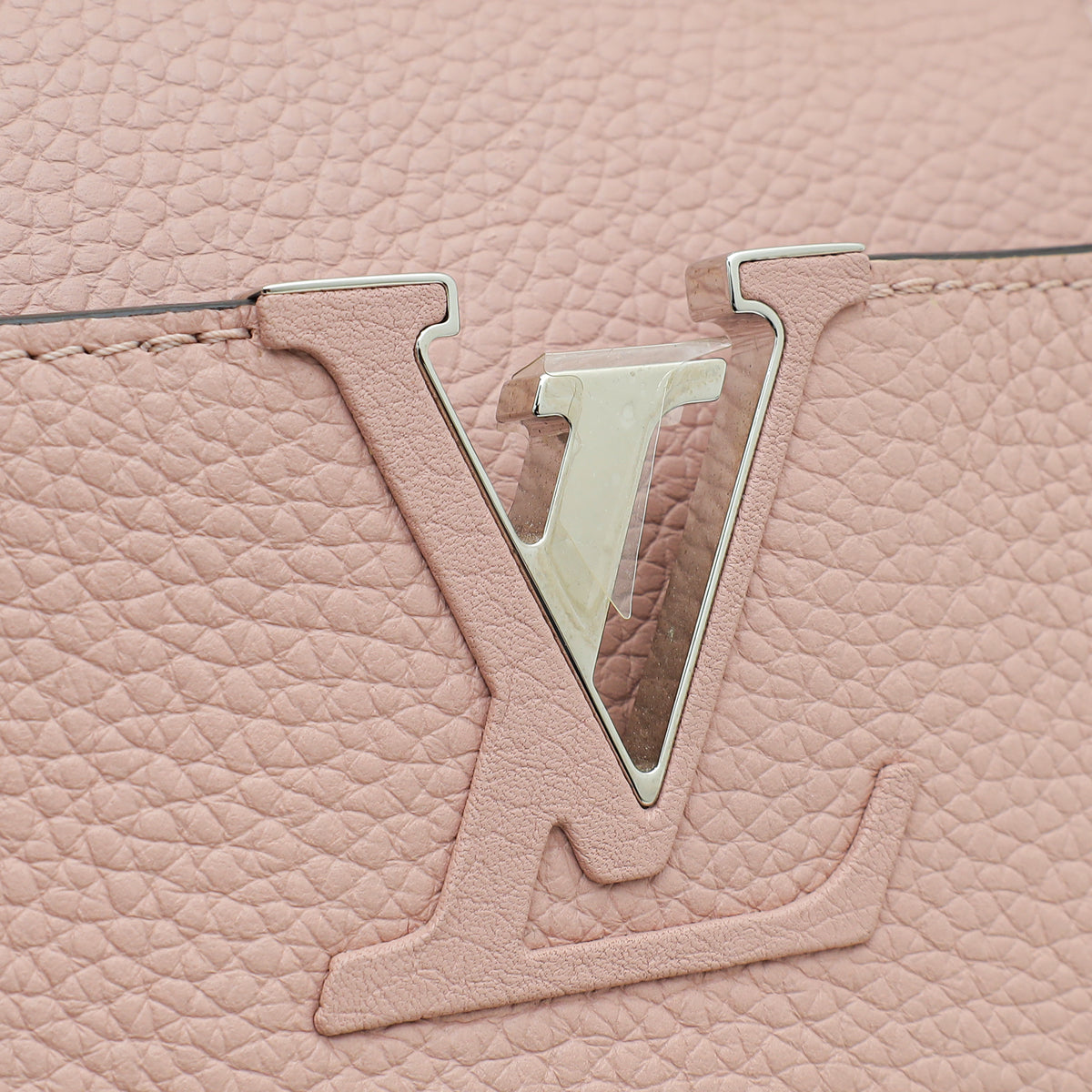 Louis Vuitton Magnolia Capucines MM Python Handle Bag