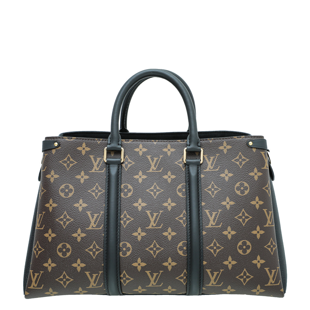 Louis Vuitton Black Monogram Soufflot MM Bag