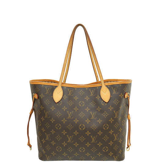 Louis Vuitton Brown Monogram Neverfull MM Bag