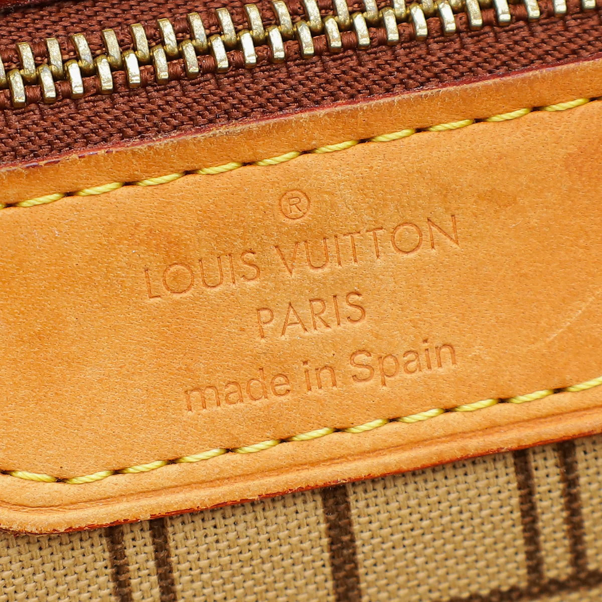 Louis Vuitton Brown Monogram Neverfull MM Bag