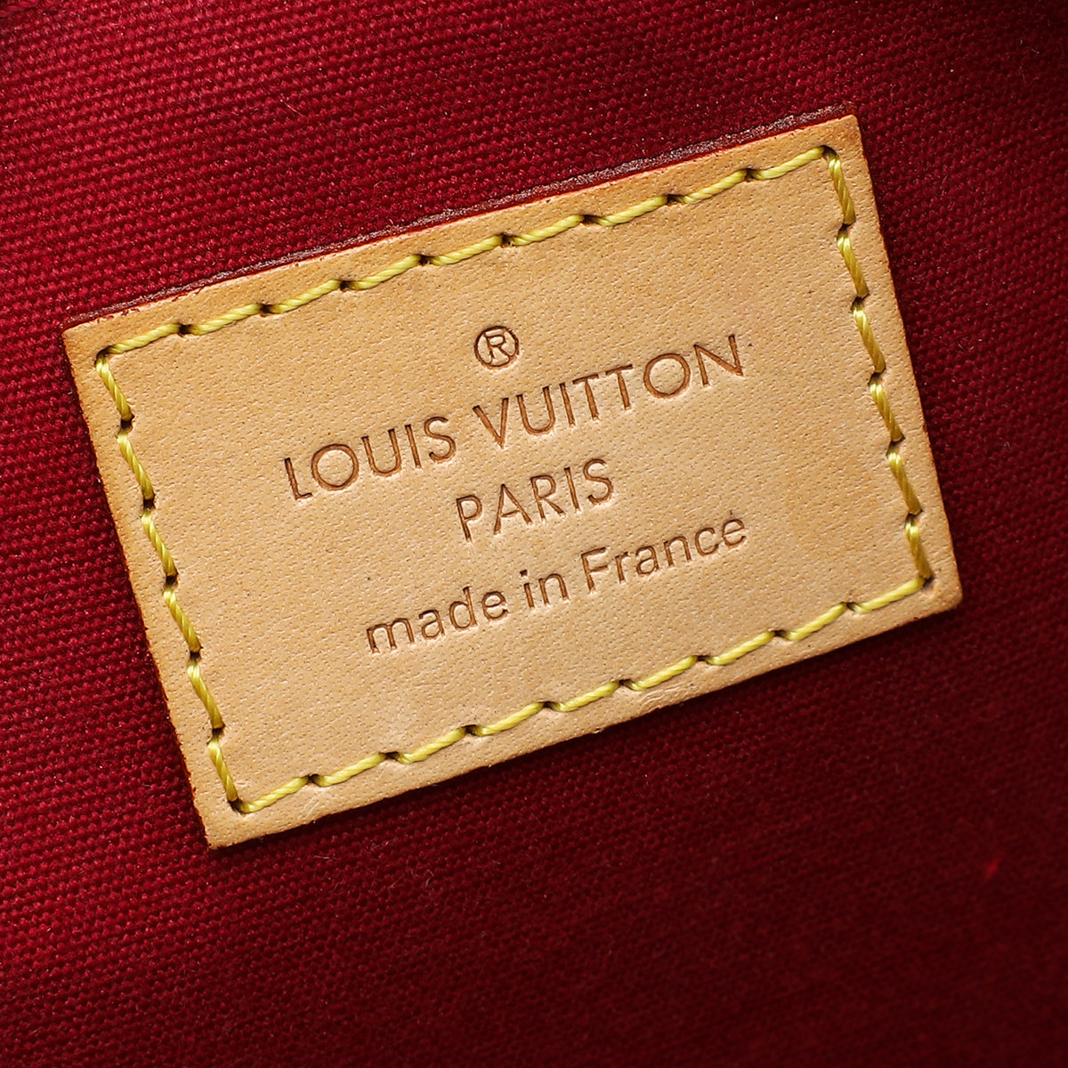 Louis Vuitton Pomme D'amour Monogram Vernis Bellevue PM Bag