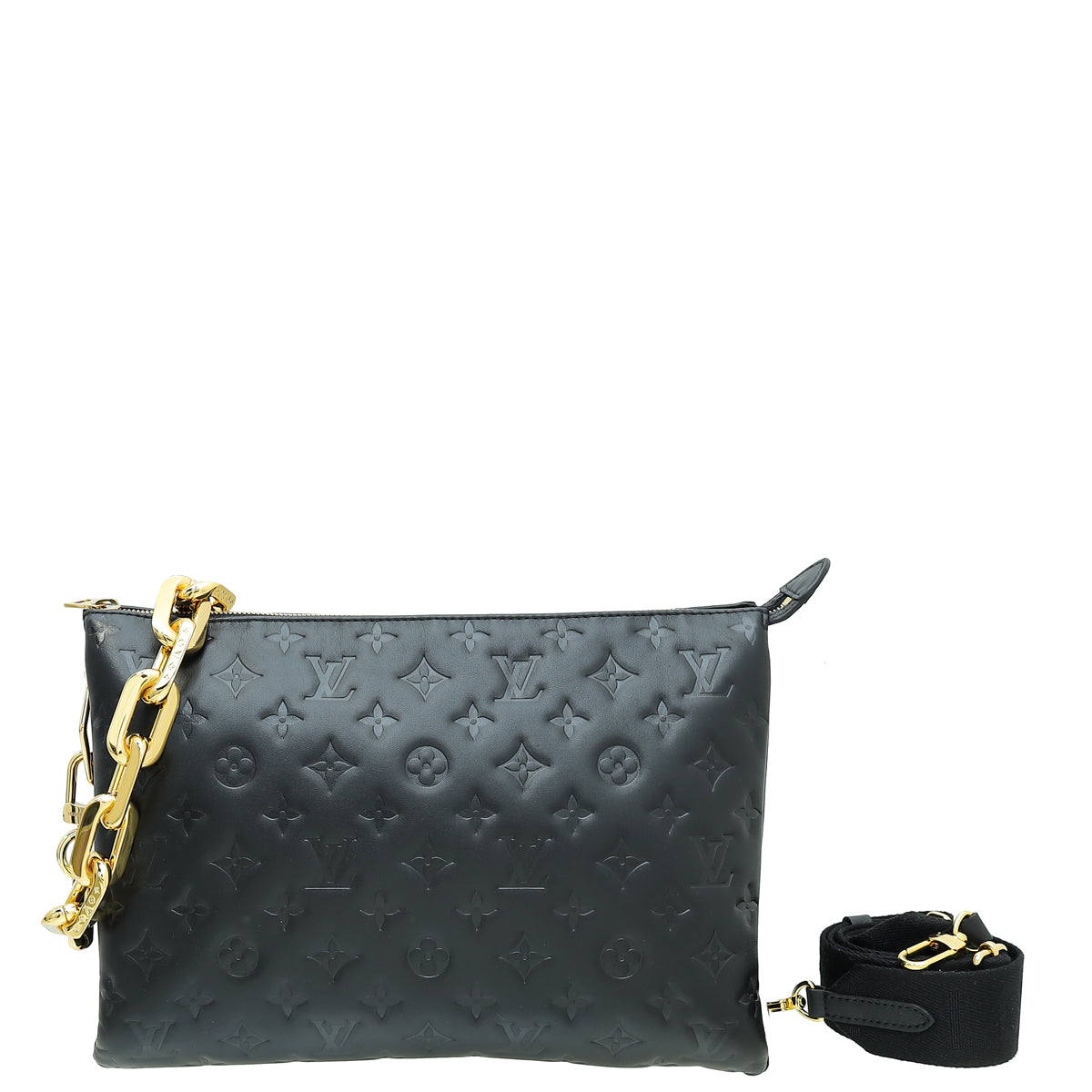 Louis Vuitton Noir Puffy Coussin MM Bag