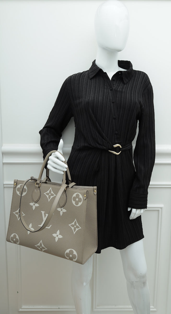 Louis Vuitton Bicolor Empreinte Monogram Giant Onthego MM Bag