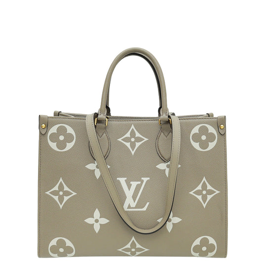 Louis Vuitton Bicolor Empreinte Monogram Giant Onthego MM Bag