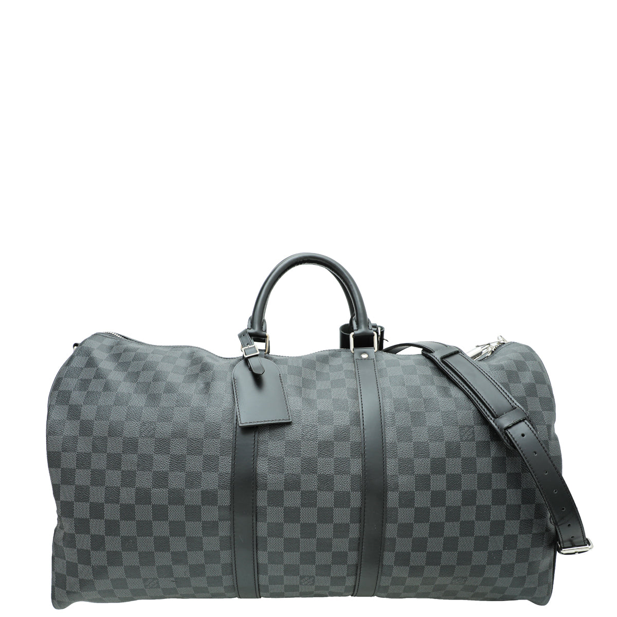 Louis Vuitton Graphite Keepall Bandouliere 55 Bag