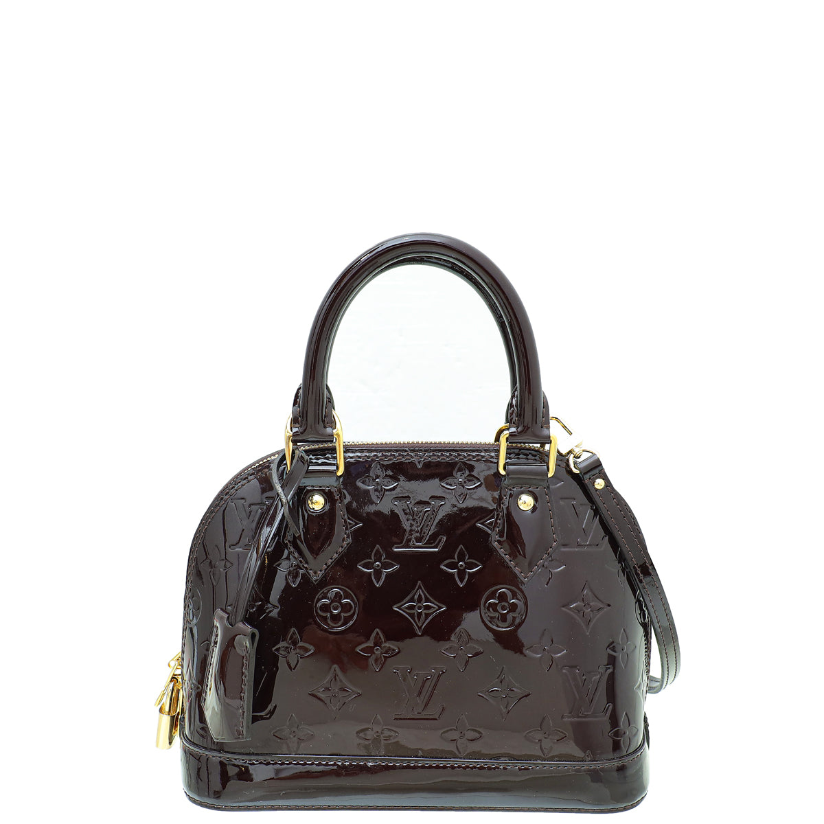 Louis Vuitton Amarante Monogram Vernis Alma BB Bag