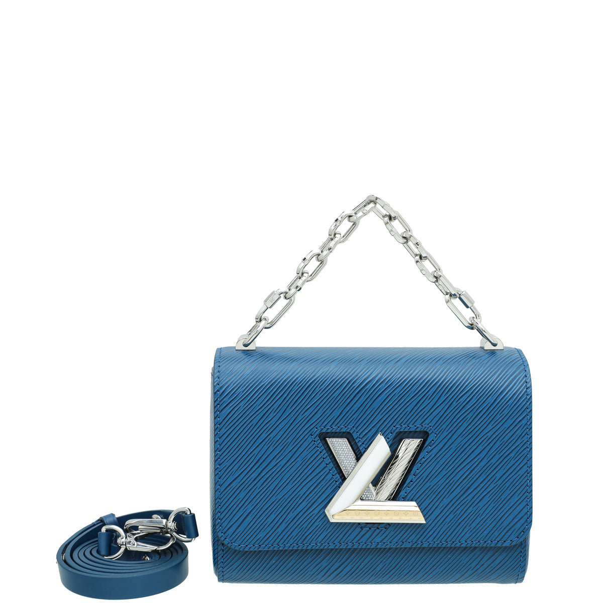 Louis Vuitton Toledo Blue Twist PM Strass Enamel Bag